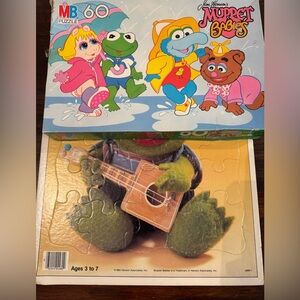 Two muppet babies vintage puzzles. 1984 and 1987. The muppets